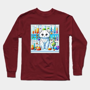 CATS AND THE CHEMISTRY LABORATORY Long Sleeve T-Shirt